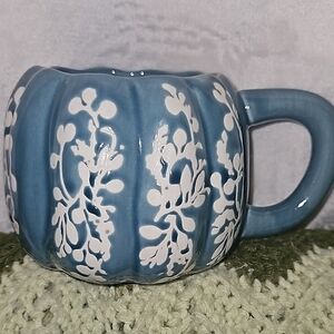 Anthropologie pumpkin mug